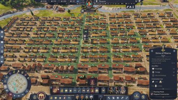 How can I find all buildings of a certain type in Anno 1404?