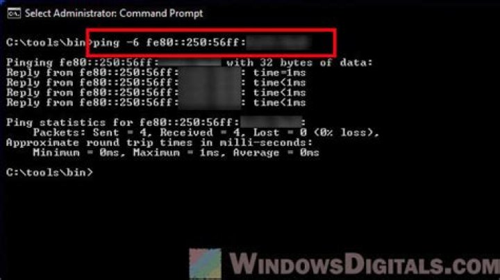 How can I get windows to release an IPv6 address