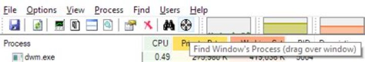How can I indentify this invisible window on my desktop?