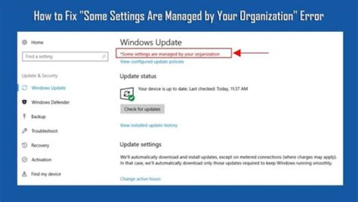 How can I remove "Some settings are managed by your administrator" in Chrome?