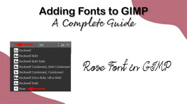 How can I remove the pre-installed fonts in GIMP?