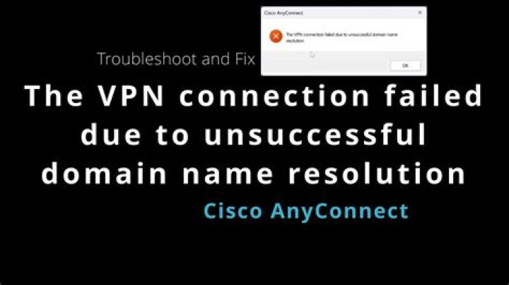 How can I troubleshoot "VPN Connection Failed"?
