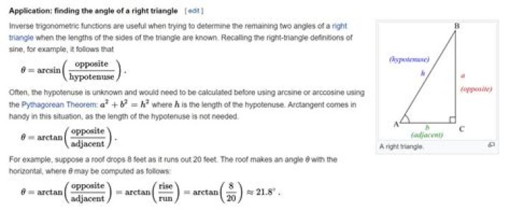 How do I convert an Arctangent into degrees by hand?
