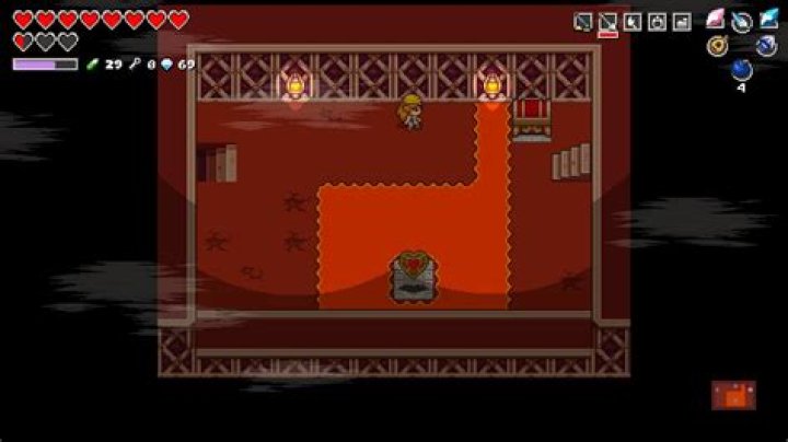 How do I cross the lava in this room in Gerudo Ruins?