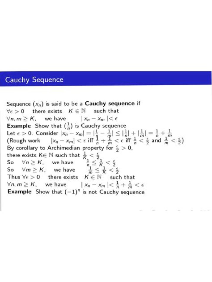 How do I prove a sequence is Cauchy