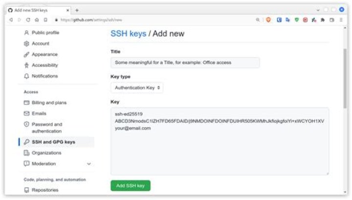 How do I setup SSH key based authentication for GitHub by using ~/.ssh/config file?