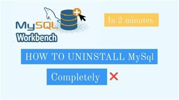 How do I uninstall MySQL completely?