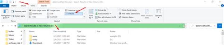 How do I view all the files (including those in subdirectories) ordered by last modified date?