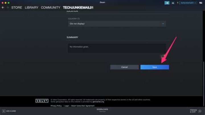 How do you change your Steam status, settings etc. from a shortcut?