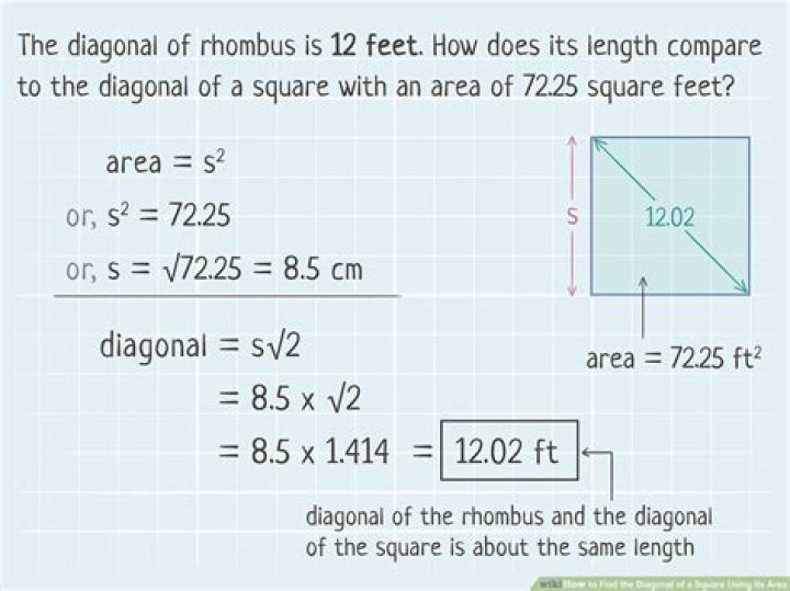 How do you solve the area of a trapezoid using diagonals