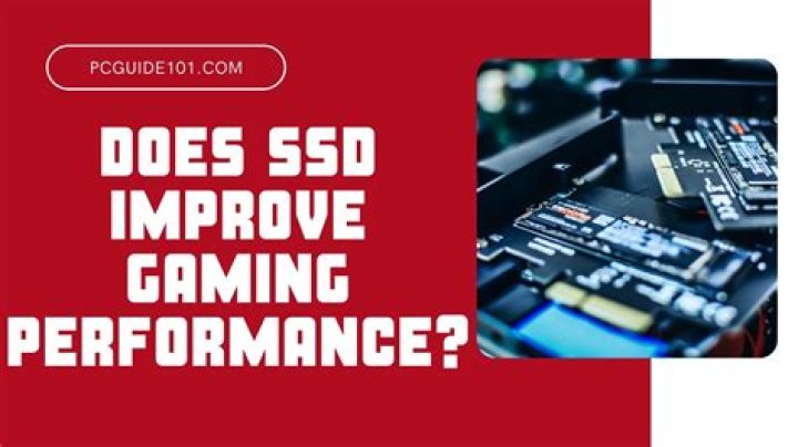 How does an SSD improve gaming performance?
