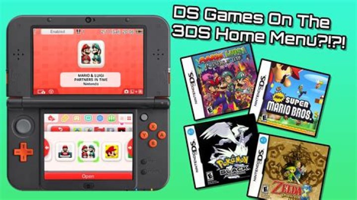 How does the Nintendo 3DS play DS games?