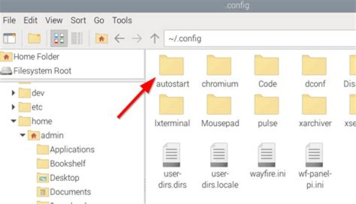 How many .desktop files can be placed in the .config/autostart folder?