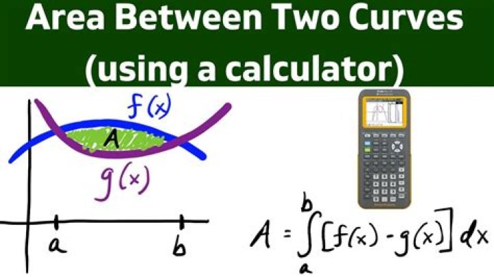 How to calculate an area enclosed by two parametric curves?