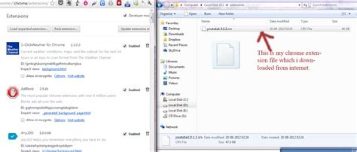 How to copy an extension from one Chrome installation to another?