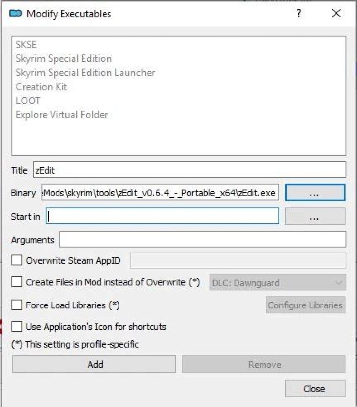 How to find executables