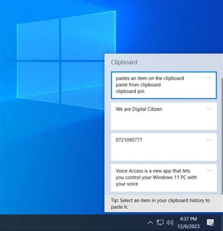 How to force pasting from a certain type of clipboard in windows?