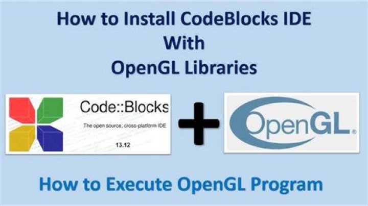 How to install OpenGL/GLUT libraries