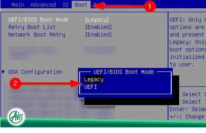 How to install UEFI BIOS?
