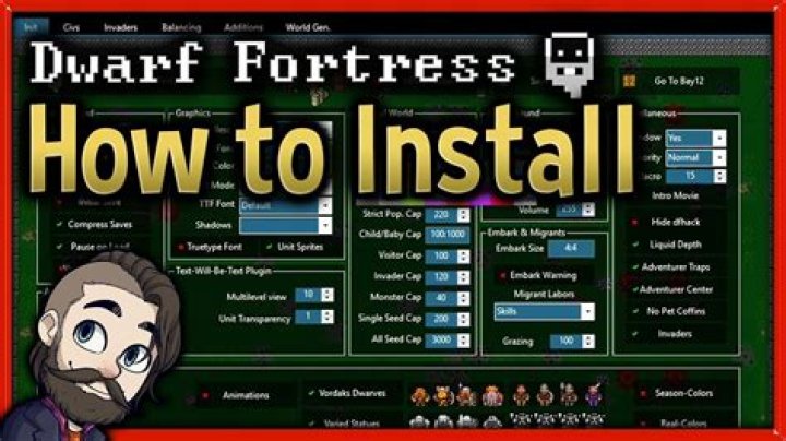 How to manually install Dwarf Fortress tileset