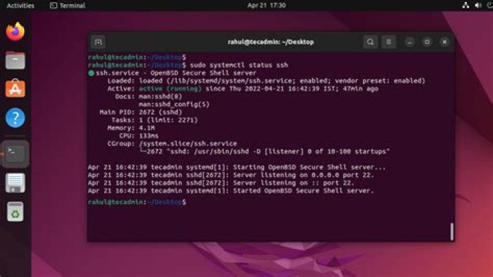 How to practice SSH with single Ubuntu system?