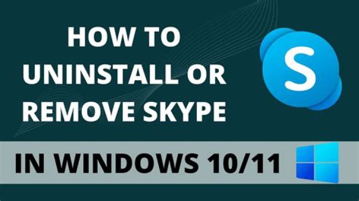 How to remove Skype?