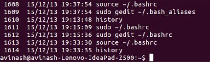 How to see time stamps in bash history?