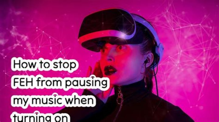 How to stop FEH from pausing my music when turning on