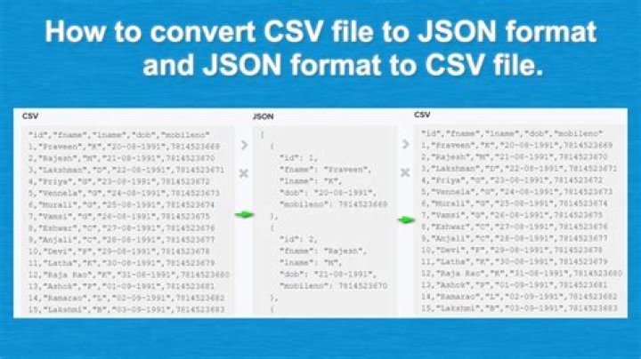 How to transform valid JSON to CSV?