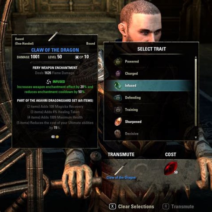 How to transmute items?