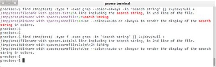 How to use "grep" command to find text including subdirectories