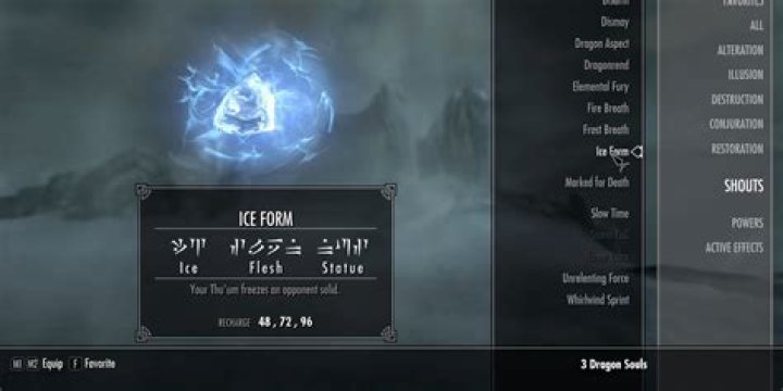 Ice form shout?