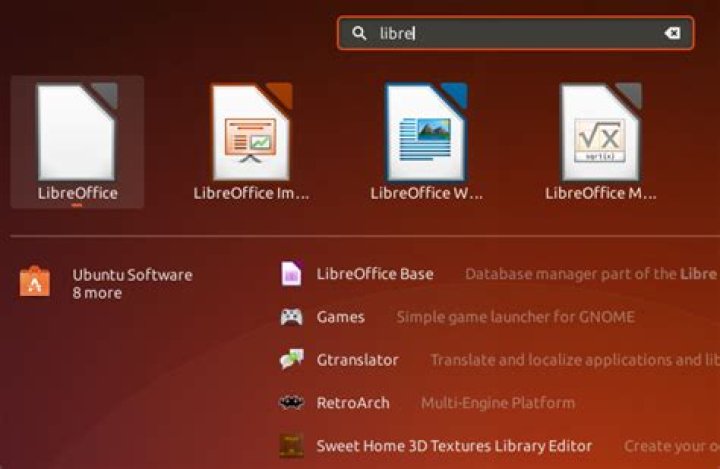 Individual icons for LibreOffice applications are missing from the Dock in Ubuntu 17.10 (Wayland session)