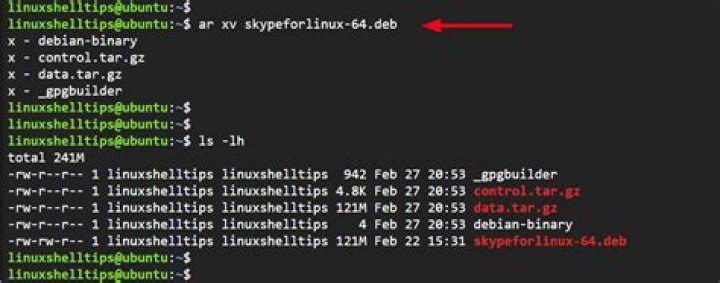 Installing a package on Linux absent .deb or configuration files