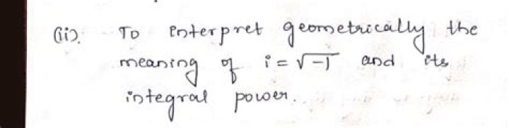 Interpret geometrically the equation
