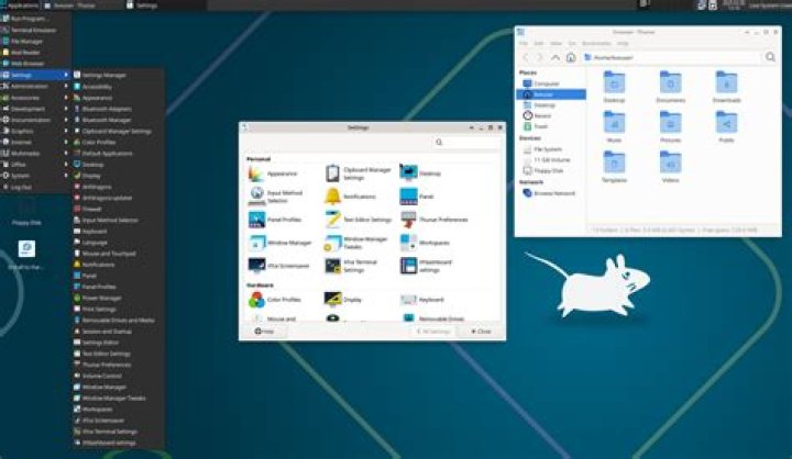 Is it possible to use Apple's Aqua as desktop environment on Linux?