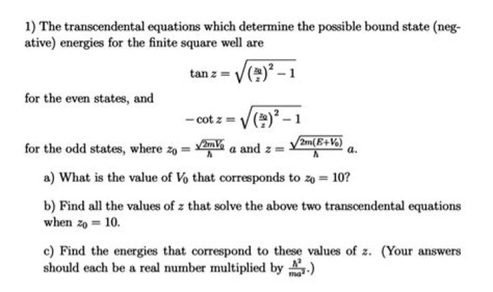 Is there a general way to solve transcendental equations?