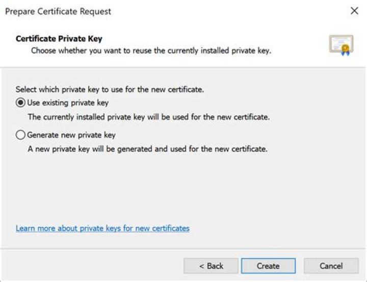 Is there a way to recover private key from a certificate signing request?
