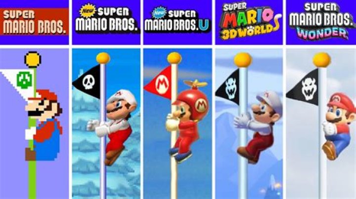 Is there anything past the flagpole in Super Mario Bros?