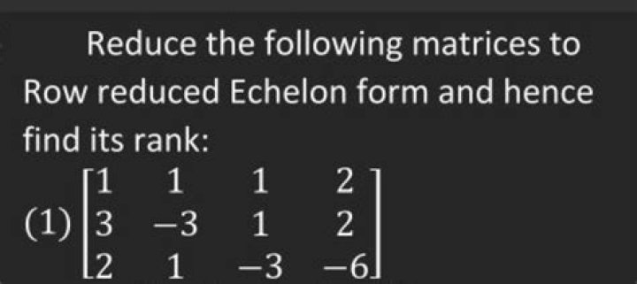 Is there more than one possible reduced row echelon form of a matrix?