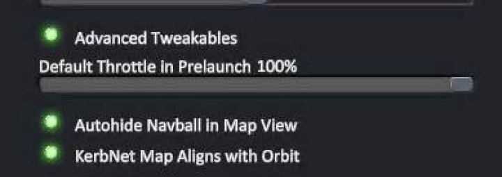 KSP Initial Throttle Value at 50%