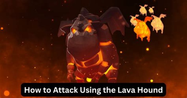 Lava hound attack strategy for farming resources