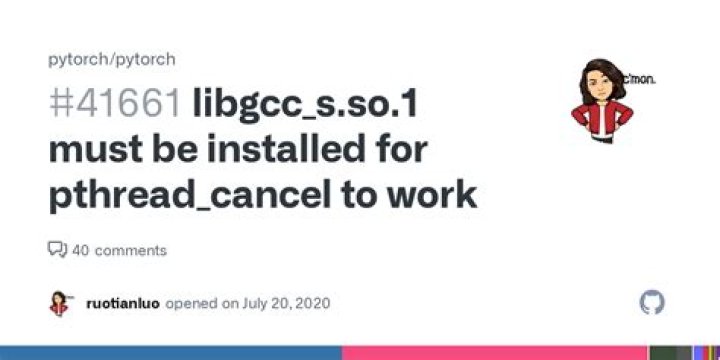 libgcc_s.so.1 must be installed for pthread_cancel to work