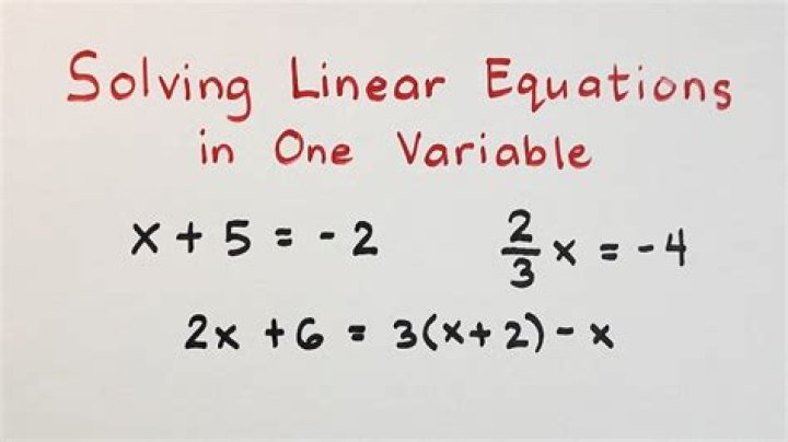 Linear Algebra: is it acceptable to make any equation containing $x$ equal $0$?