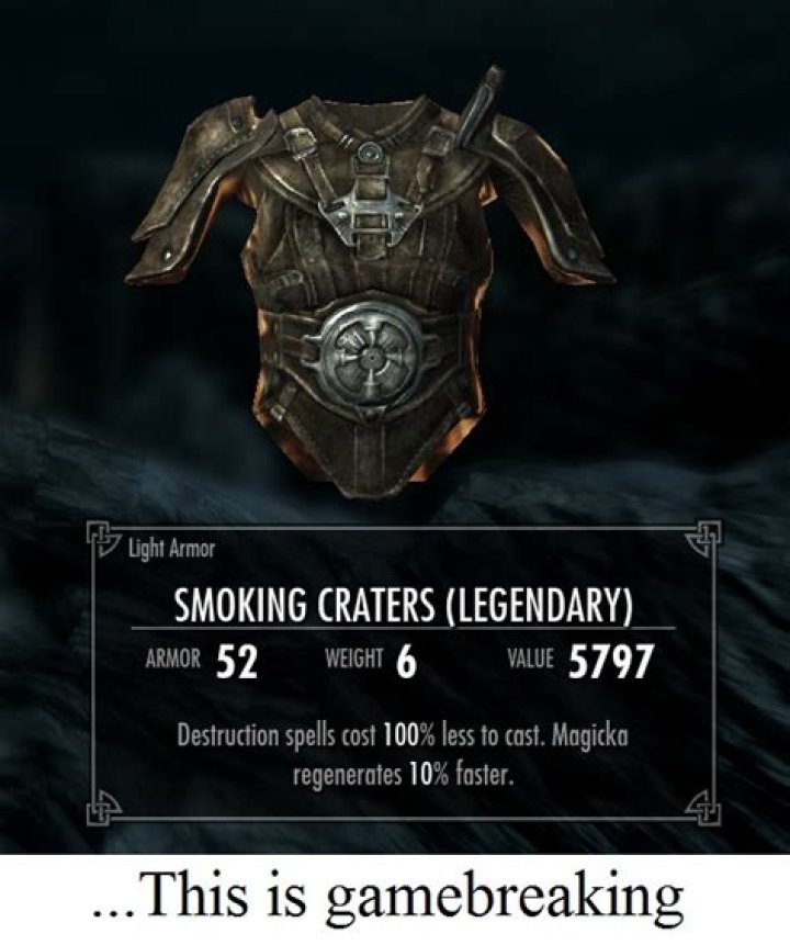 Maxing out gear with maxed out smithing, enchanting and alchemy