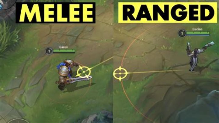 Melee champion attack range?