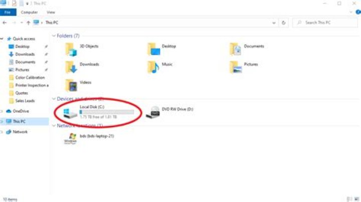 Network folder setup problem