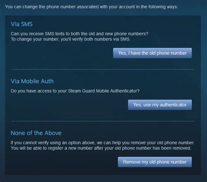 New phone number but still have the steam mobile app logged in?
