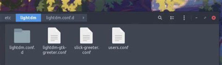 No config file found for LightDM