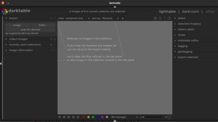 No maximize option available on the title bar for `darktable`